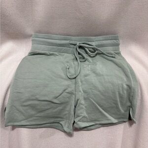 Sozy High Waist Sage Green Women's Shorts